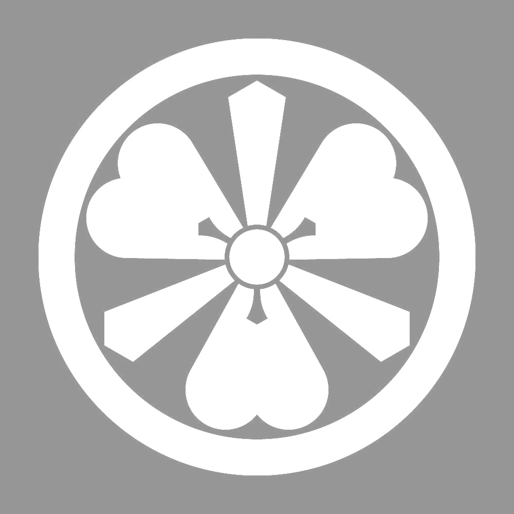 丸に若狭剣片喰紋 7
