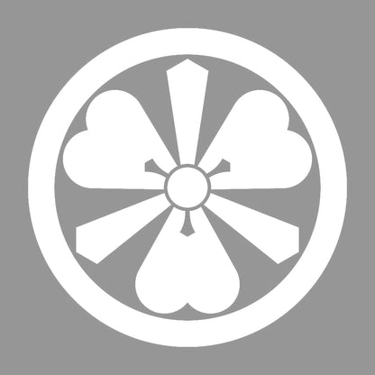 丸に若狭剣片喰紋 7