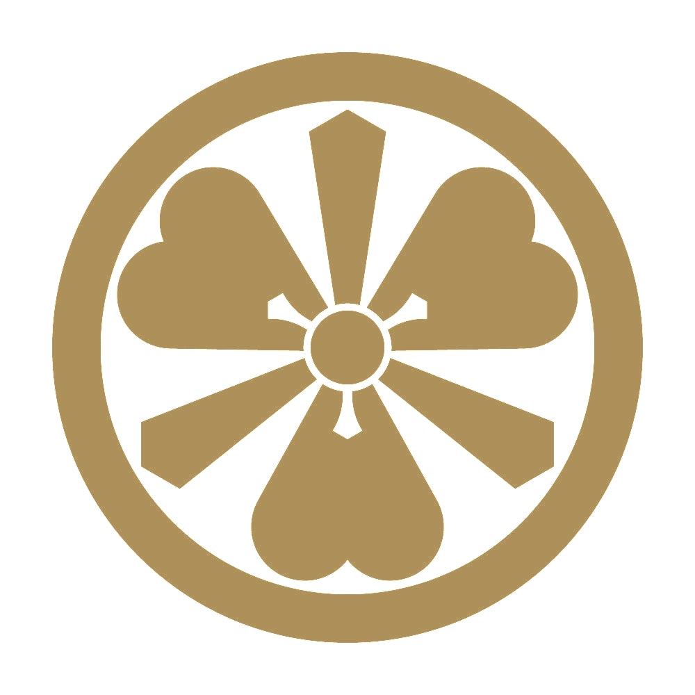 丸に若狭剣片喰紋 9