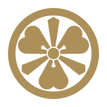 丸に若狭剣片喰紋 9