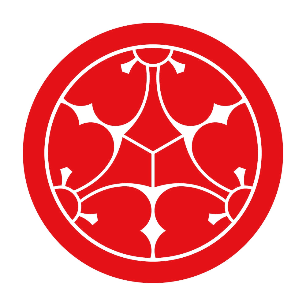 丸に三つ割り変わり剣片喰紋 8