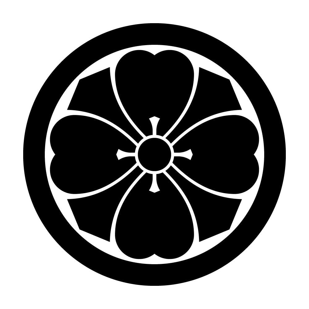 丸に四つ剣片喰紋