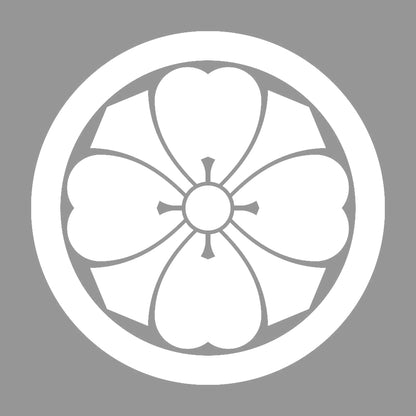 丸に四つ剣片喰紋 7