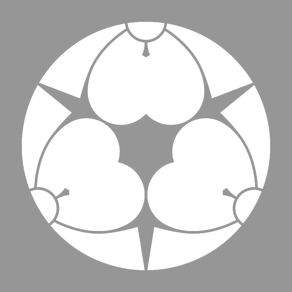 三つ割り剣片喰紋 7