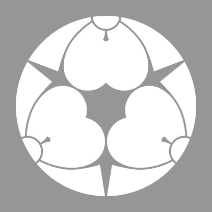 三つ割り剣片喰紋 7