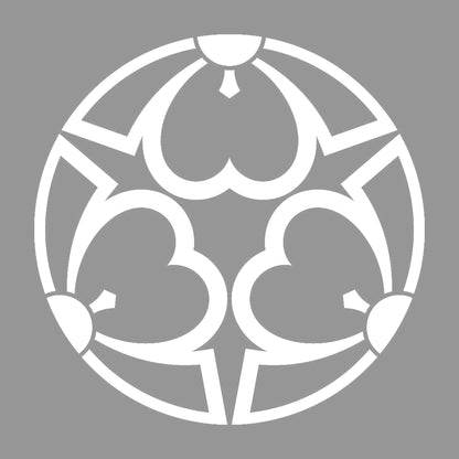 中陰三つ割り剣片喰紋 7