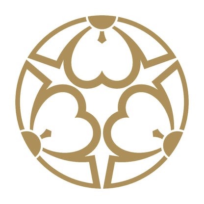 中陰三つ割り剣片喰紋 9