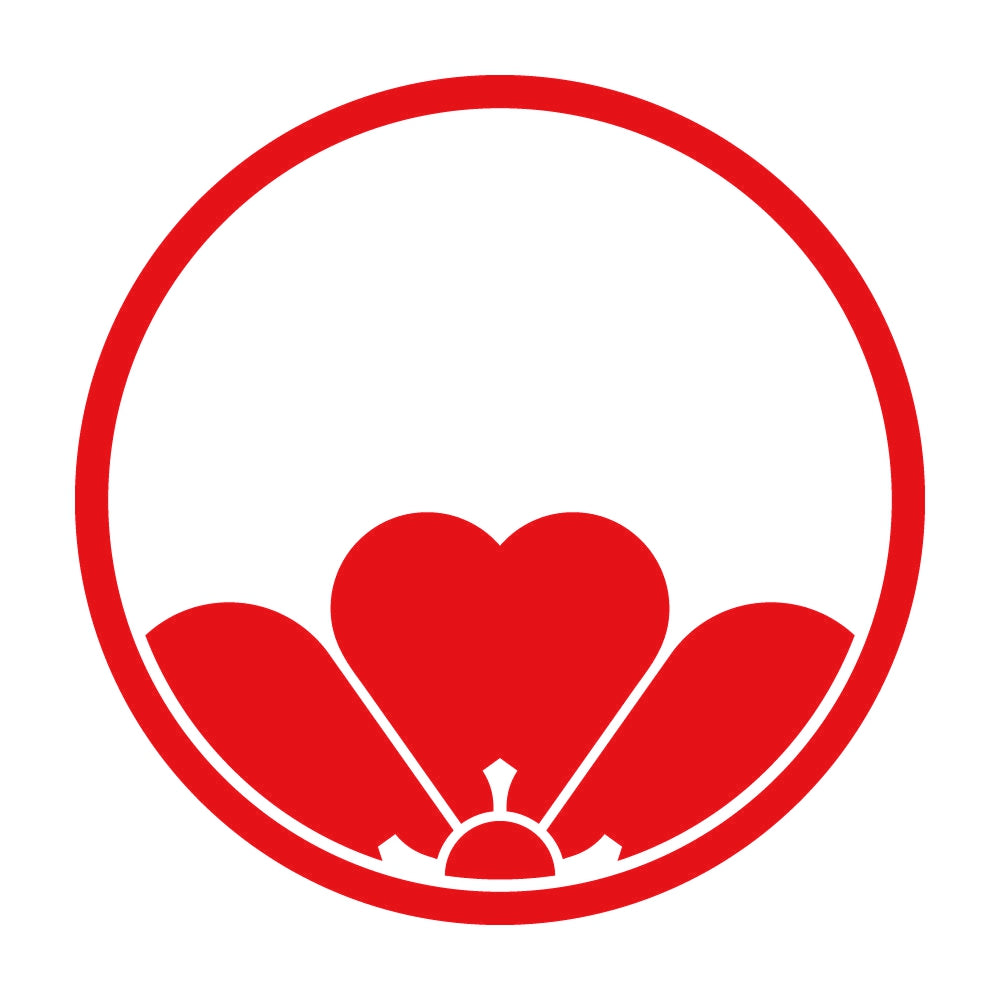 糸輪に覗き片喰紋 8