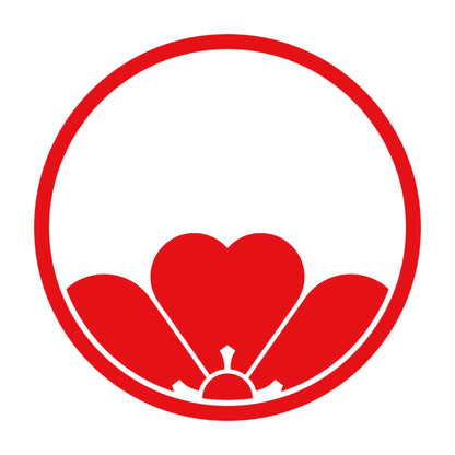 糸輪に覗き片喰紋 8