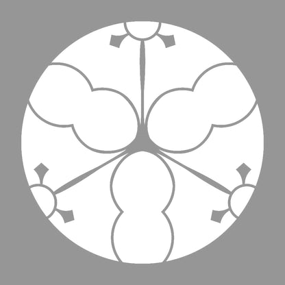 三つ組み片喰紋 7
