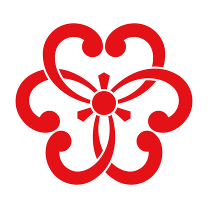 蔓結び片喰紋 8