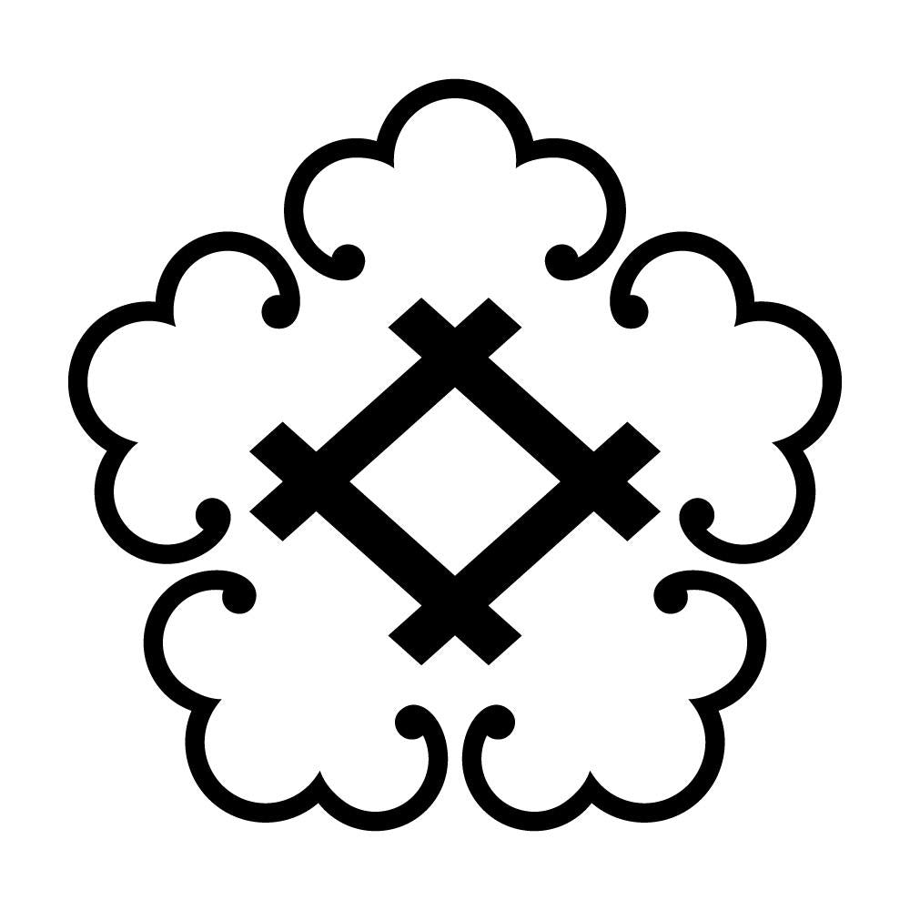 五つ唐鐶に井桁紋
