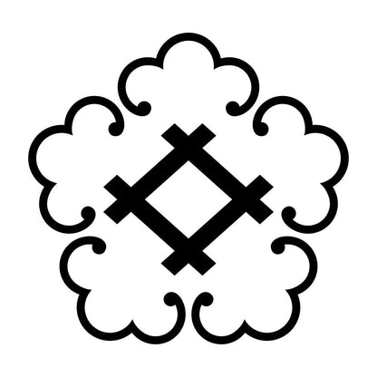 五つ唐鐶に井桁紋