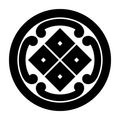 丸に四つ鐶に四つ目紋