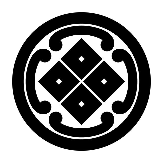 丸に四つ鐶に四つ目紋