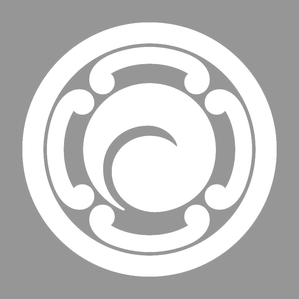 丸に四つ鐶に一つ巴紋 7
