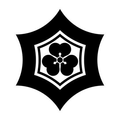 反り亀甲に片喰紋