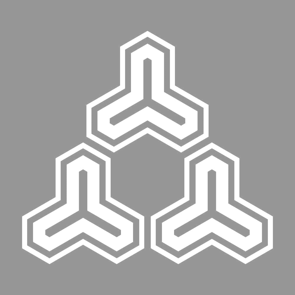 三つ毘沙門亀甲紋 7