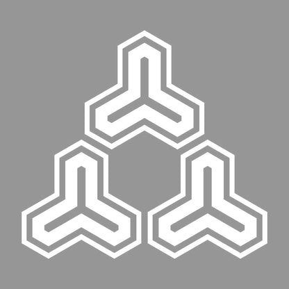 三つ毘沙門亀甲紋 7