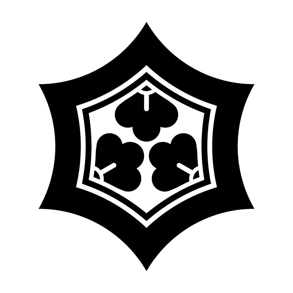 反り亀甲崩し紋