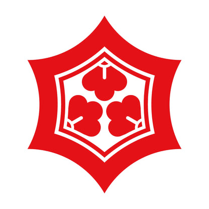 反り亀甲崩し紋 8