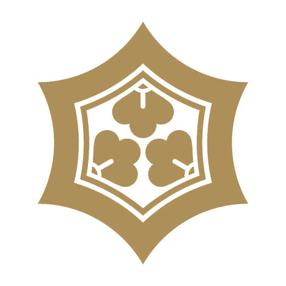 反り亀甲崩し紋 9