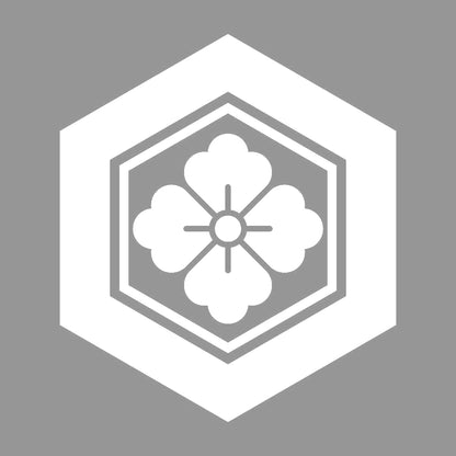 亀甲に花角紋 7