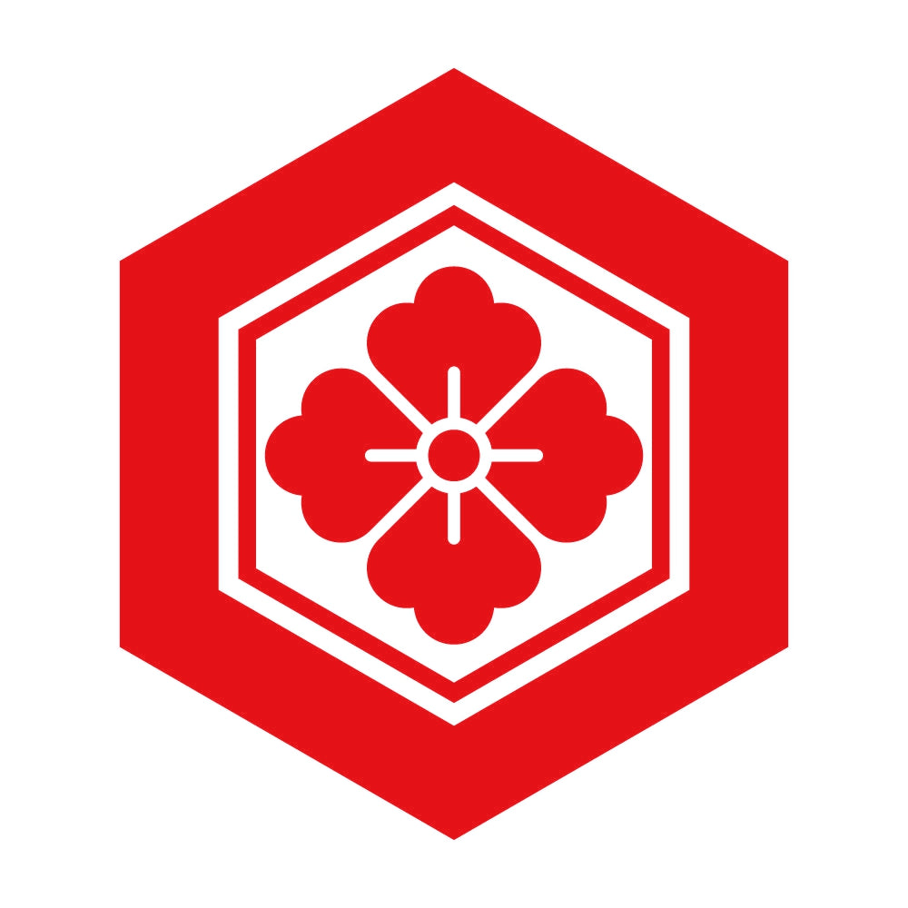 亀甲に花角紋 8