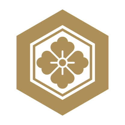 亀甲に花角紋 9