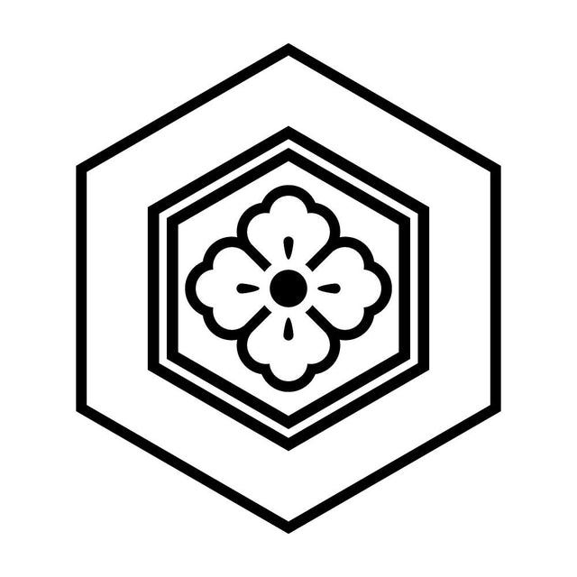 陰亀甲花角紋