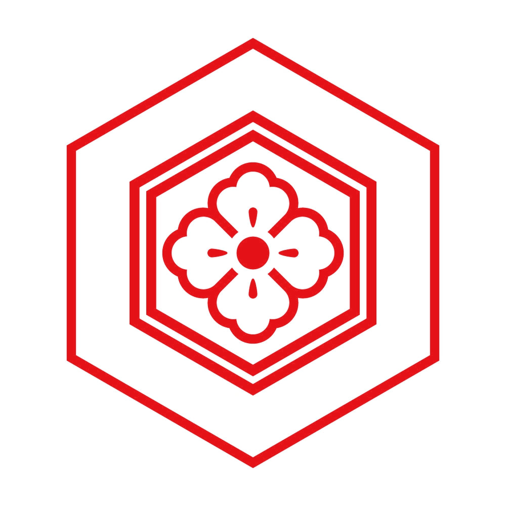 陰亀甲花角紋 8