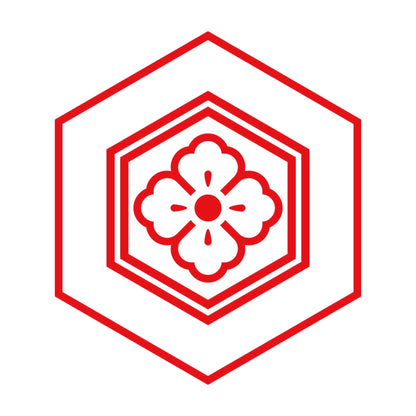 陰亀甲花角紋 8