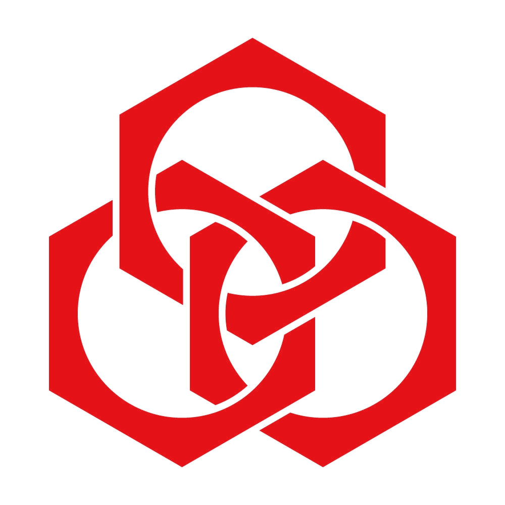 三つ組み合い鉄砲亀甲紋 8
