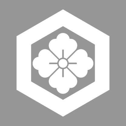 一重亀甲に花角紋 7