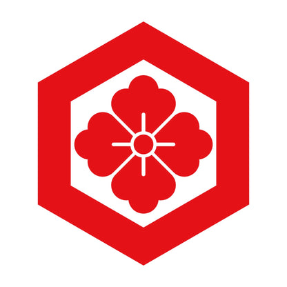 一重亀甲に花角紋 8