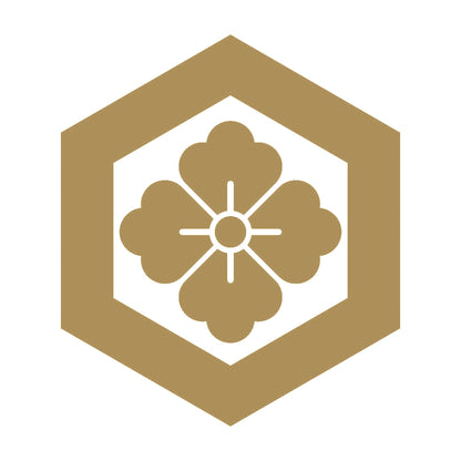 一重亀甲に花角紋 9