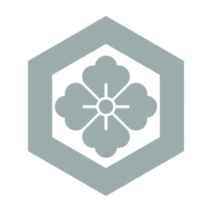 一重亀甲に花角紋 10