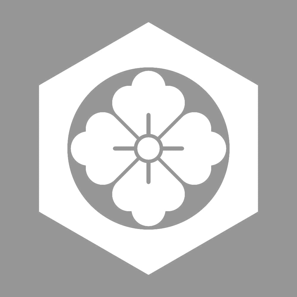 鉄砲亀甲に花角紋 7