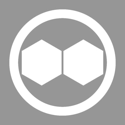 丸に並び日向亀甲紋 7