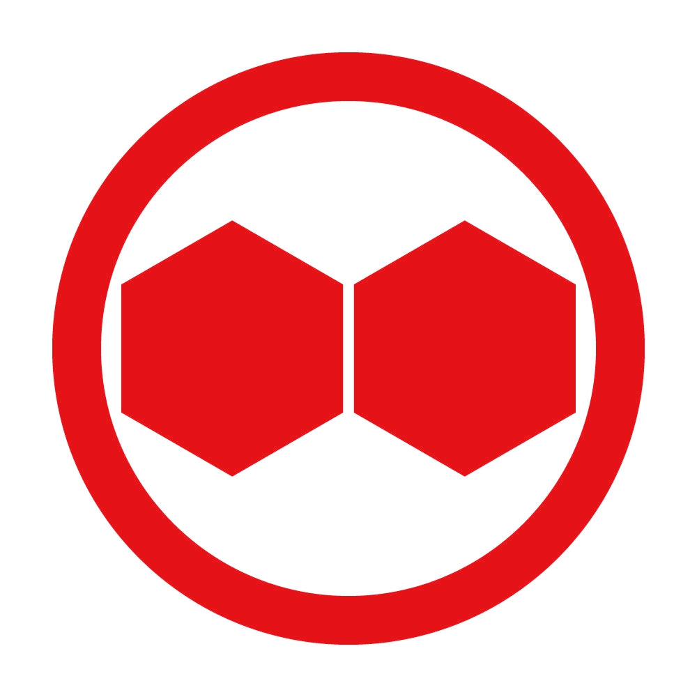 丸に並び日向亀甲紋 8