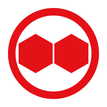丸に並び日向亀甲紋 8