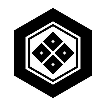 亀甲に四つ目紋