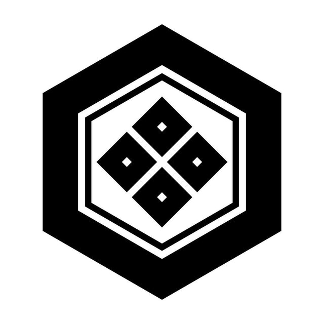 亀甲に四つ目紋