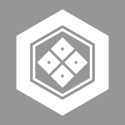 亀甲に四つ目紋 7