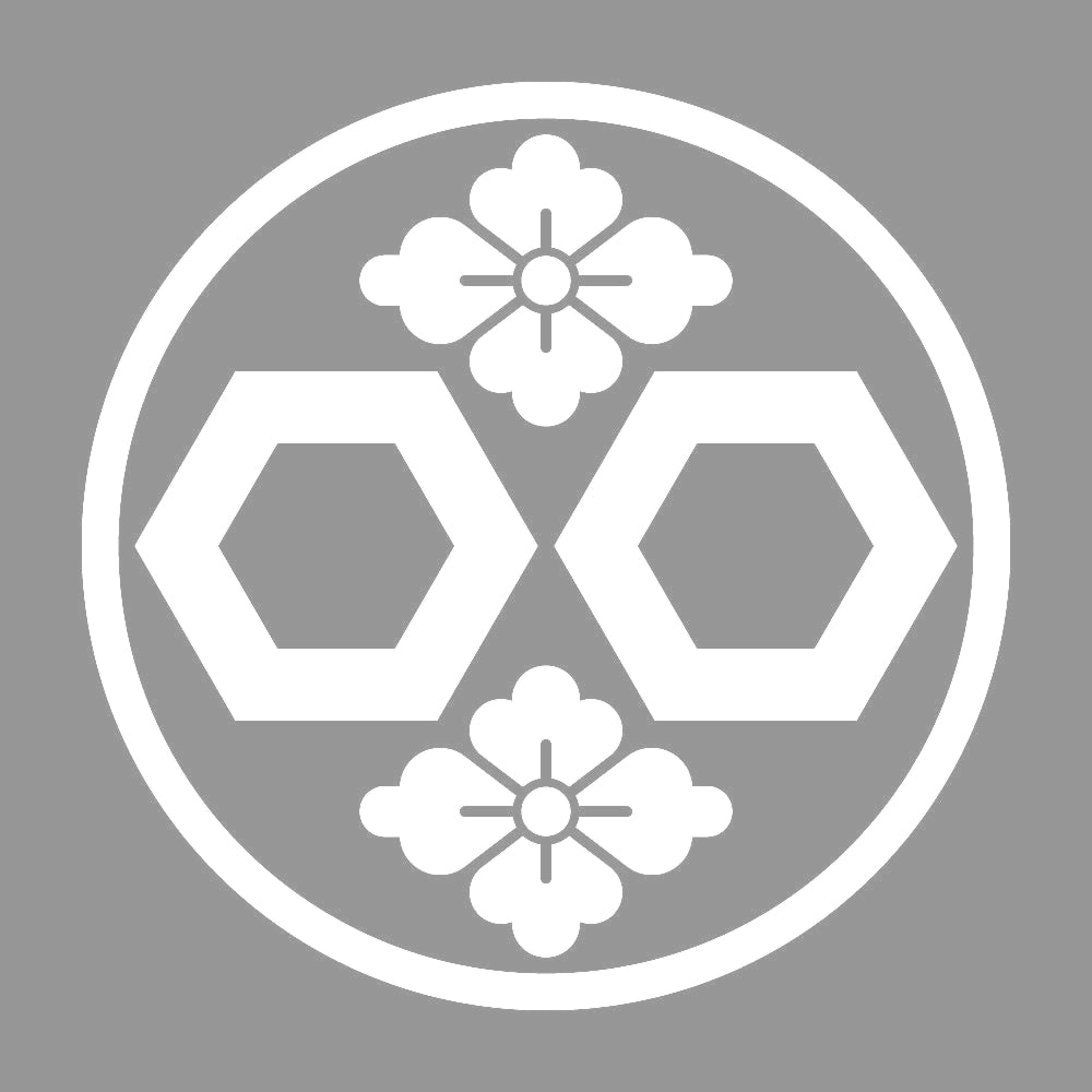 糸輪に二つ亀甲に花角紋 7