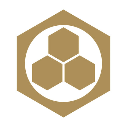 鉄砲亀甲に三つ盛り日向亀甲紋 9
