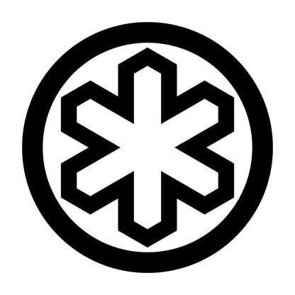 丸に六方亀甲形紋