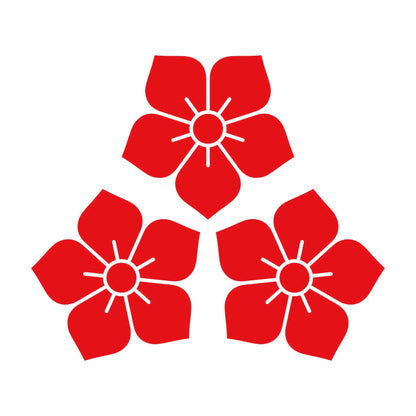 頭合せ三つ桔梗紋 8