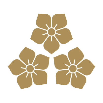 頭合せ三つ桔梗紋 9