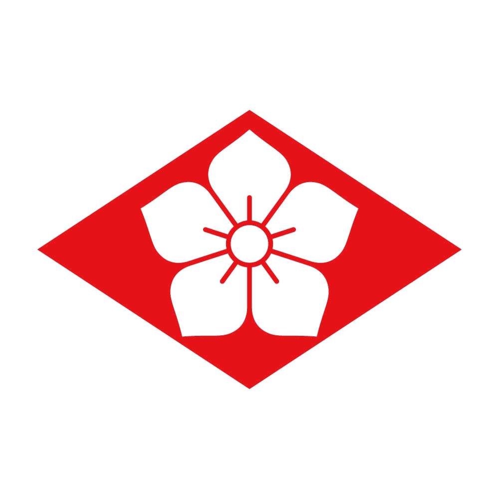 菱持ち地抜き桔梗紋 8